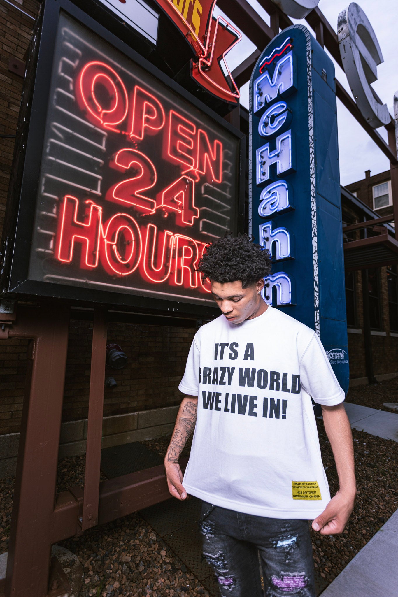 It’s a brazy world tee