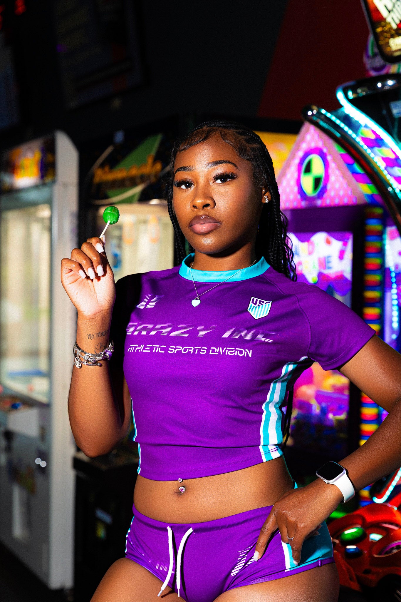 BG Racer Set Purple X Turquoise